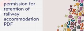Extended permission for retention of railway accommodation PDF