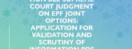 Hon’ble Supreme Court Judgment on EPF Joint Options: Application for Validation and Scrutiny of Information PDF