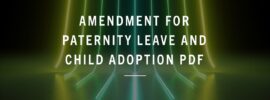 Amendment for Paternity Leave and Child Adoption PDF