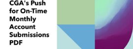 CGA's Push for On-Time Monthly Account Submissions PDF