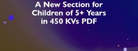 A New Section for Children of 5+ Years in 450 KVs PDF