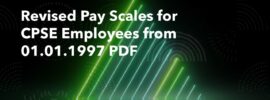 Revised Pay Scales for CPSE Employees from 01.01.1997 PDF